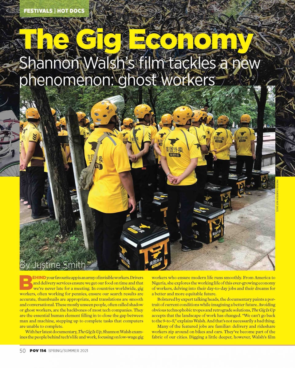 The Gig is Up in print