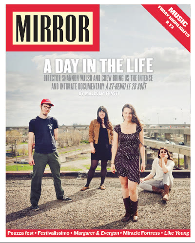 Montreal Mirror cover, À St-Henri, le 26 août